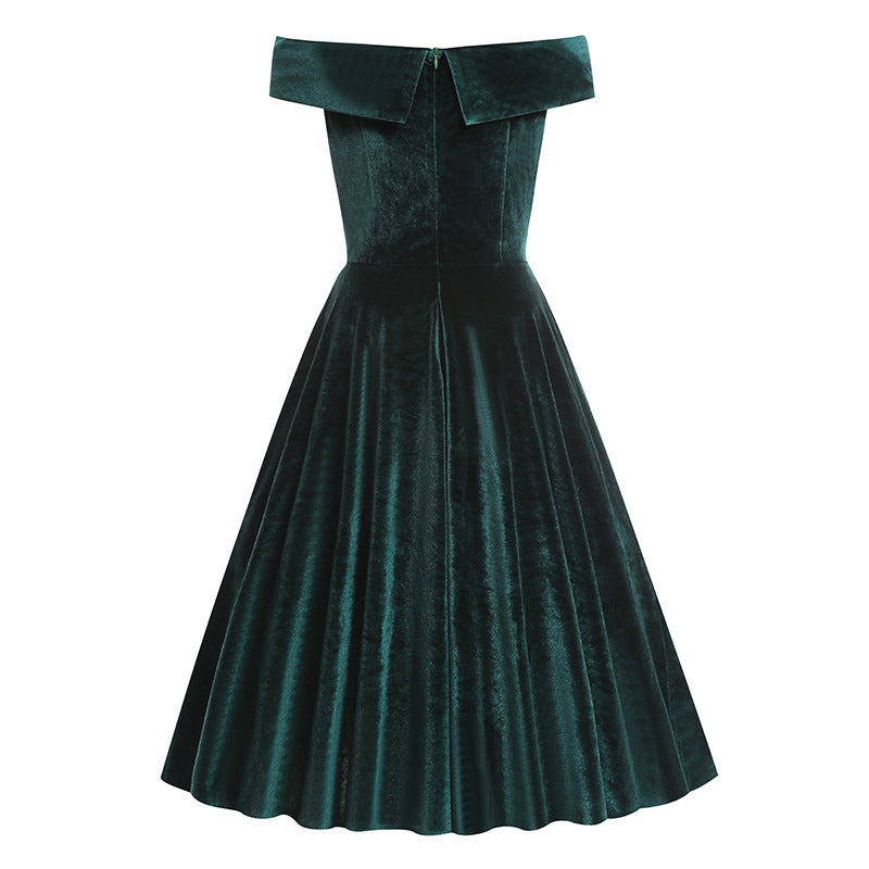 Off The Shoulder Merry Christmas Dresses
