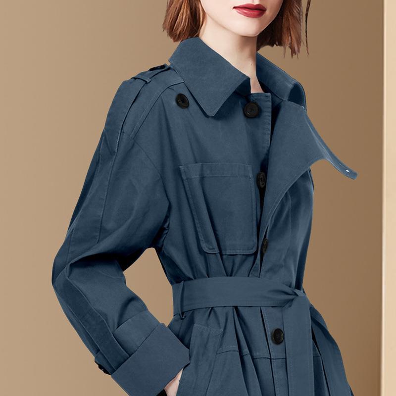 Elegant Women Long Overcoat