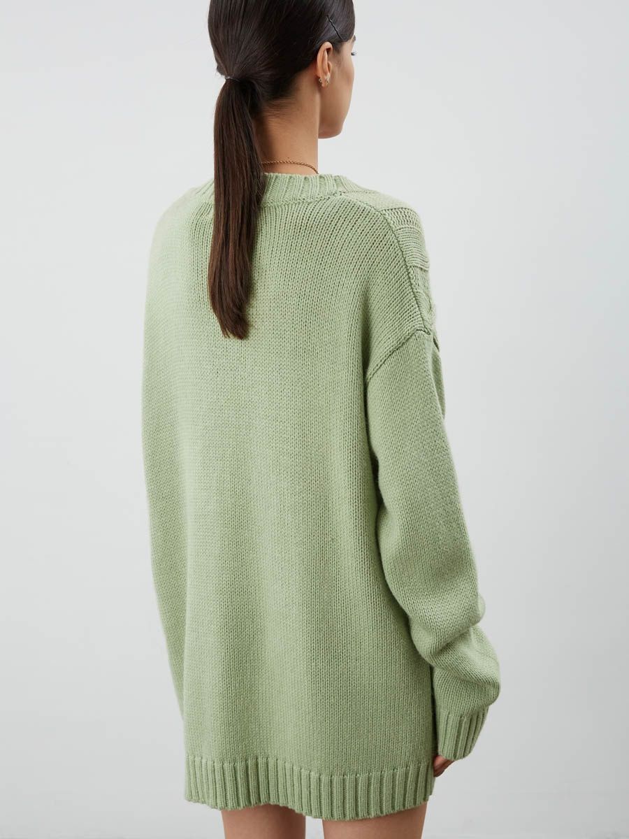 Casual Loose Knitting Women Fall Cardigan Overcot-STYLEGOING