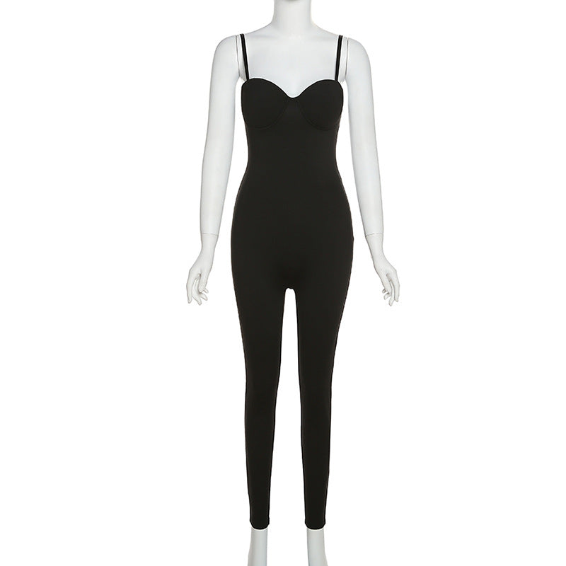 Sexy High Waist Casual Women Sports Jumpsuits