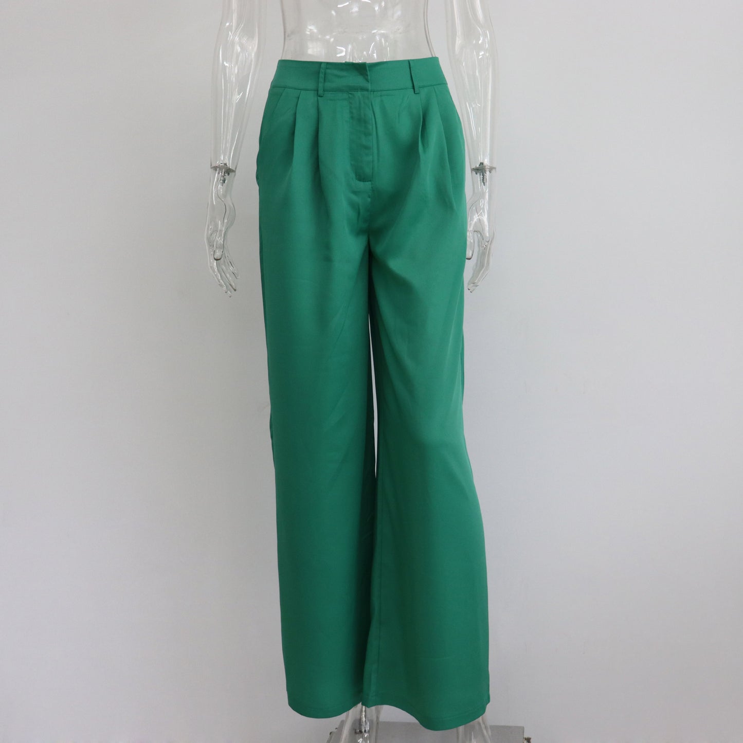 Casual High Waist Women Wide Legs Pants