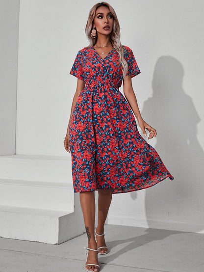 Summer Daily Short Sleeves Sun Dresses