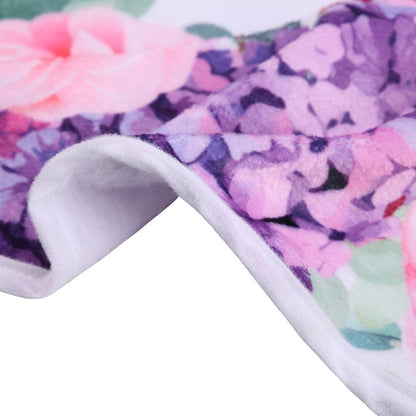 Animal Print Baby Milestone Fleece Blanket--Free Shipping at meselling99