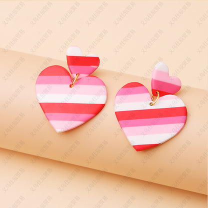 3pcs/Set Valentine's Day Sweetheart Designed Earrings for Women