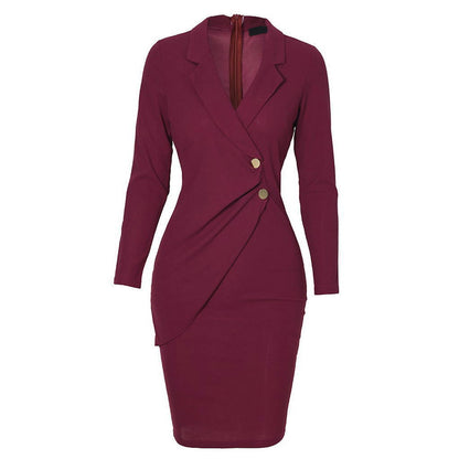 Formal OL Style Long Sleeves Dresses