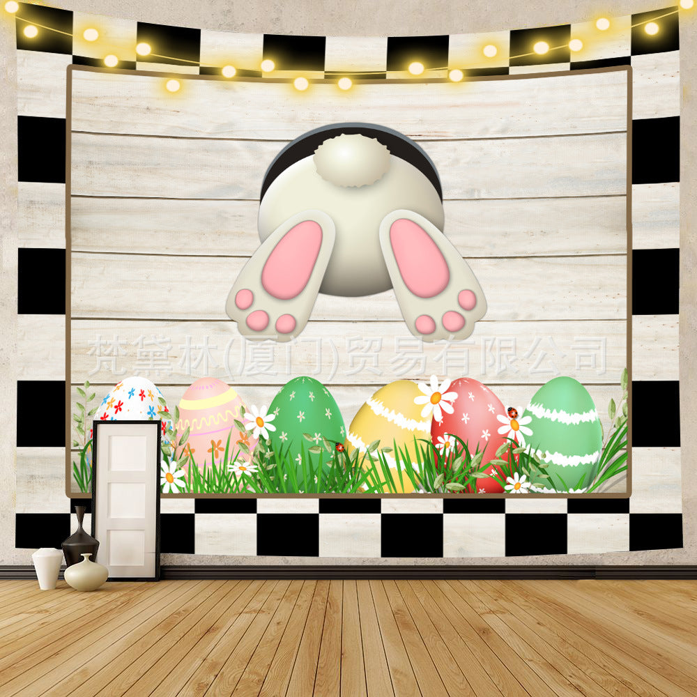 Happy Easter Day Room Wall Tapestry for Decoration