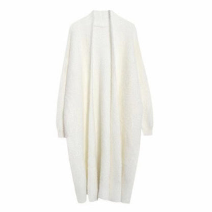 Casual Velvet Mink Long Knitting Cardigan Coats for Women