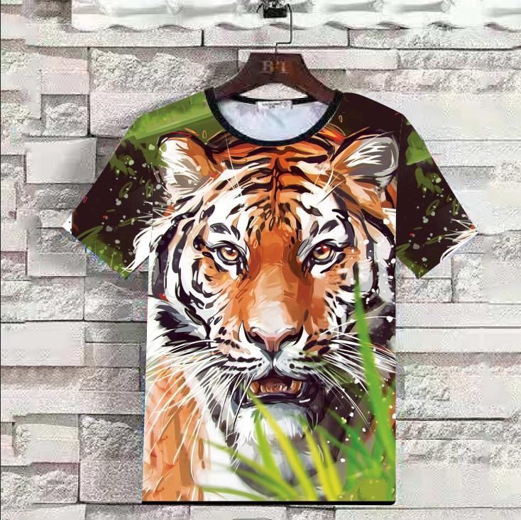 Summer 3D Animal Print Men T Shirts-STYLEGOING