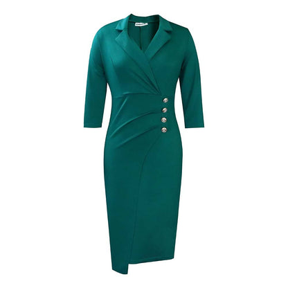 Elegant Office Lady Pencil Sheath Dresses