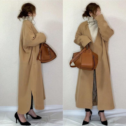 Classy Women Long Winter Overcoat