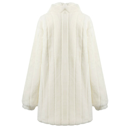 Winter Velvet Artificial Fur Coats for Women