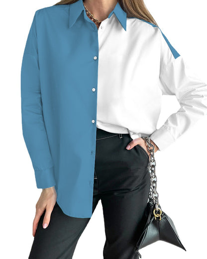 Casual Long Sleeves Fall Shirts for Women