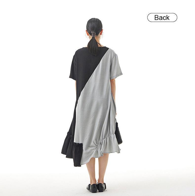 Casual Plus Sizes Irregular Dresses
