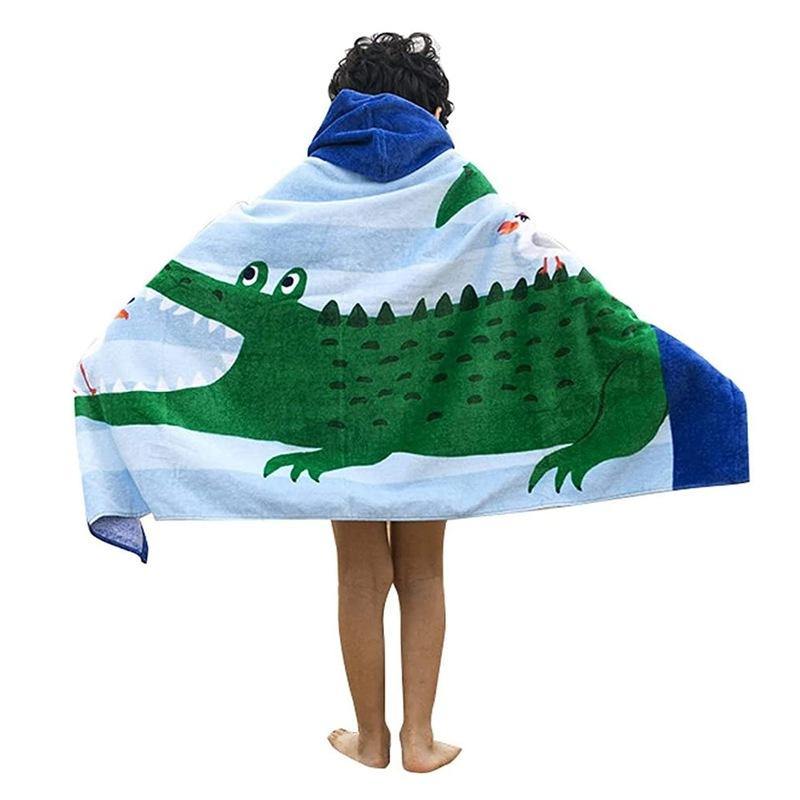Kids Cartoon Print Bath Towel-STYLEGOING