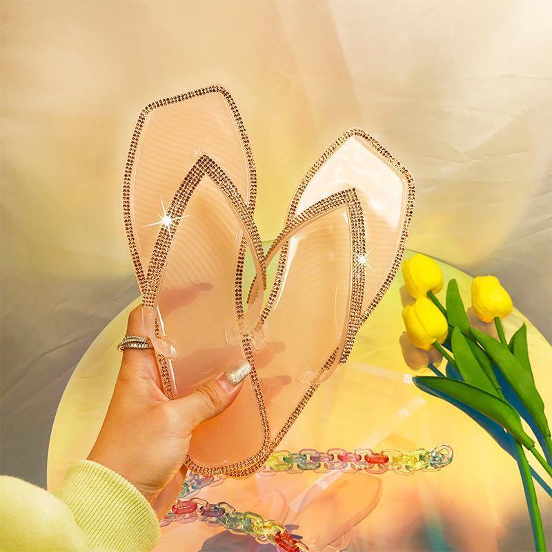 Women Summer Jelly Flip Flops Slippers-STYLEGOING