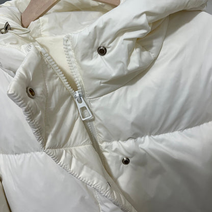 Winter Down Fashion Overcoats with Hats