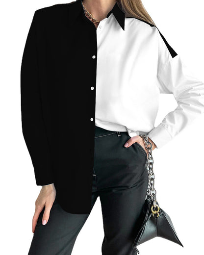 Casual Long Sleeves Fall Shirts for Women