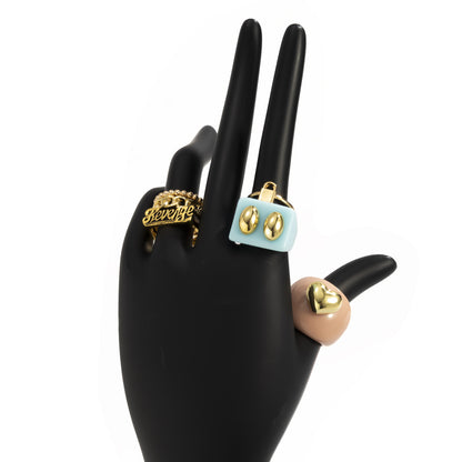 Fashion Sweet Letter Design Women Ring 6pcs/set