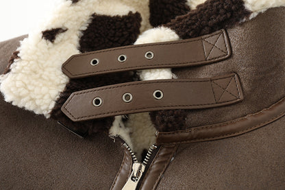 Vintage Stand Collar Short Winter Jacket Coats for Women