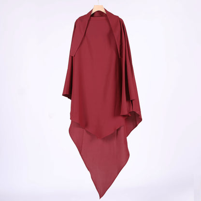 Women Plus Sizes Dresses with Scarf