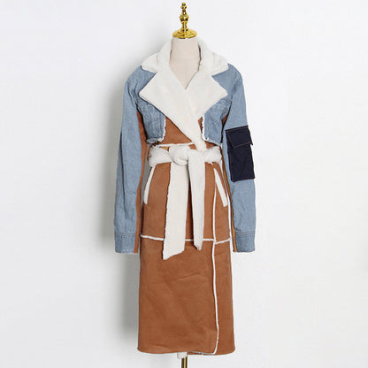 Fashion Sherpa Warm Long Overcoat for Women