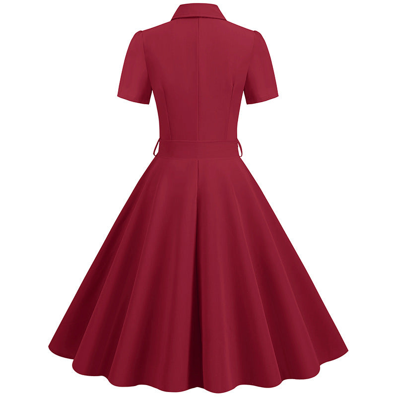 Elegant Short Sleeves Ball Dresses with Belt