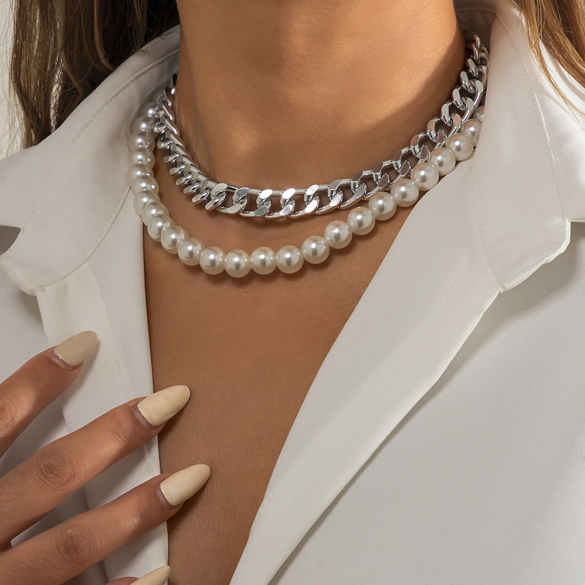 Hip Hop Style Chain Desgin Necklaces for Women