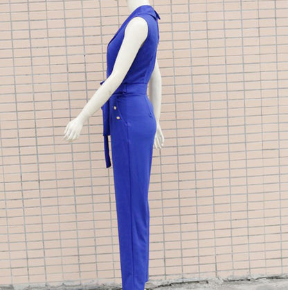 Sexy Sleeveless Office Lady Jumpsuits