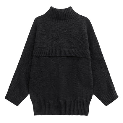 Warm Turtleneck Pullover Knitting Sweaters for Women
