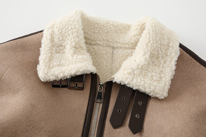 Vintage Stand Collar Short Winter Jacket Coats for Women