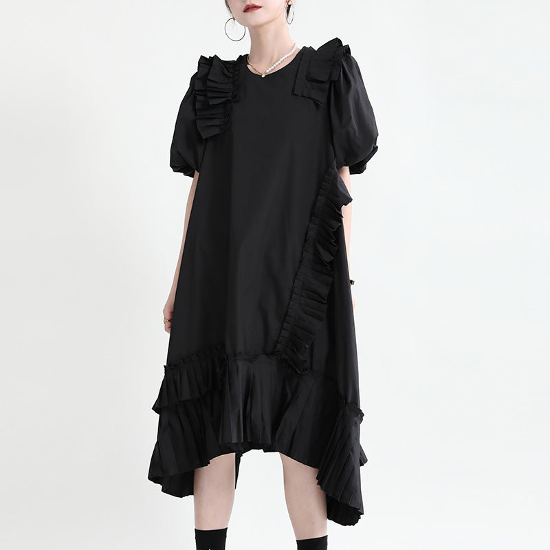 Elegant Irregular Girls Summer Long Dresses