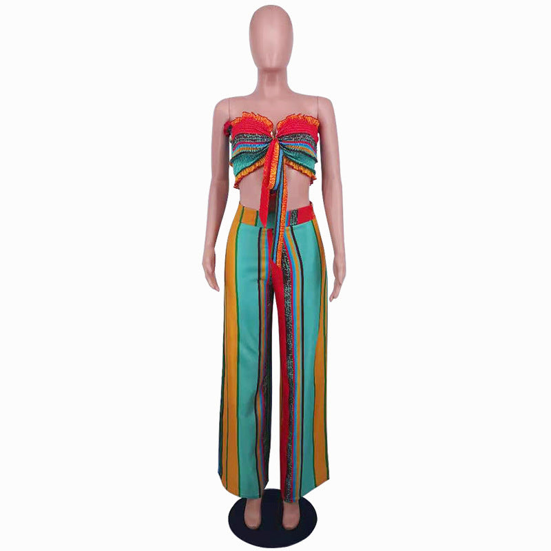 Summer Women Two Pieces Suits