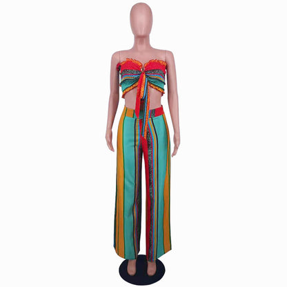 Summer Women Two Pieces Suits