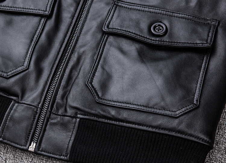 Winter Warm Sheep Skin Short Jackets for Men