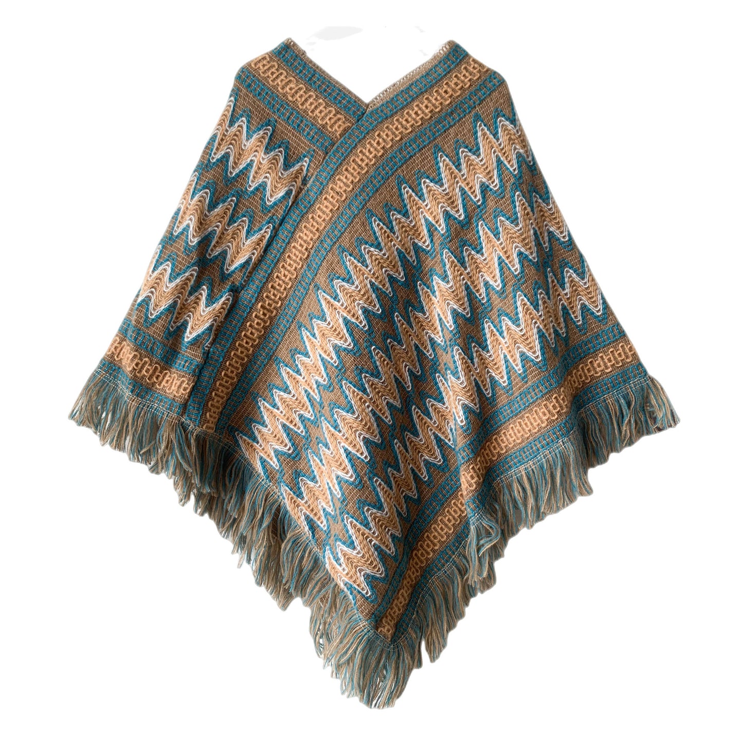 Winter Boho Shawl Capes for Women