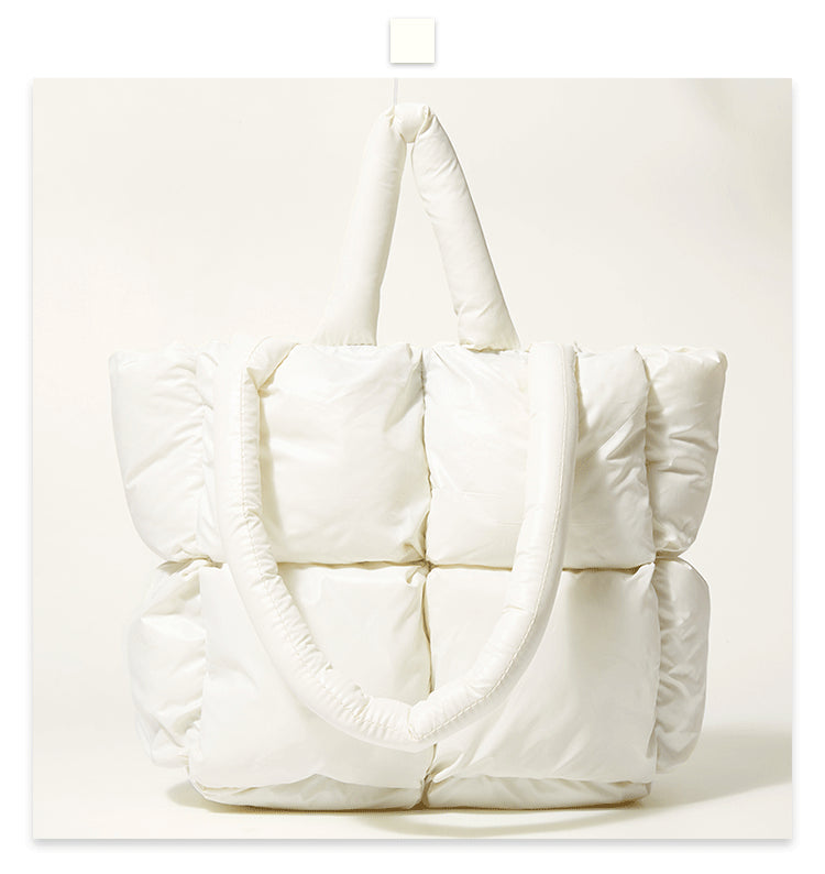 Fashion Down Women Handbags for Winter