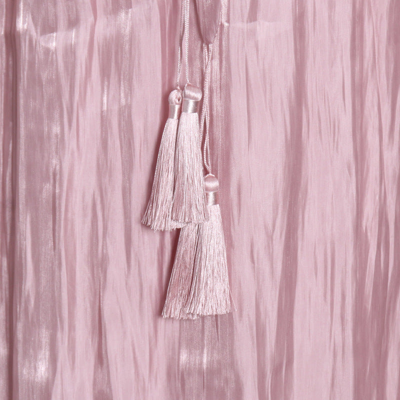 Luxury Elegant Feather Design Pink Long Dresses