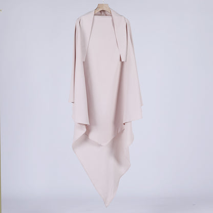 Women Plus Sizes Dresses with Scarf