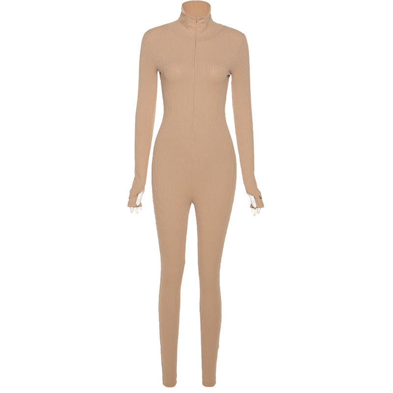 Sexy High Neck Exercising Yoga Jumpsuits