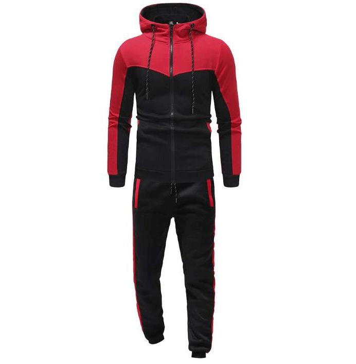 Casual Fall Men Hoody Sports Suits-STYLEGOING