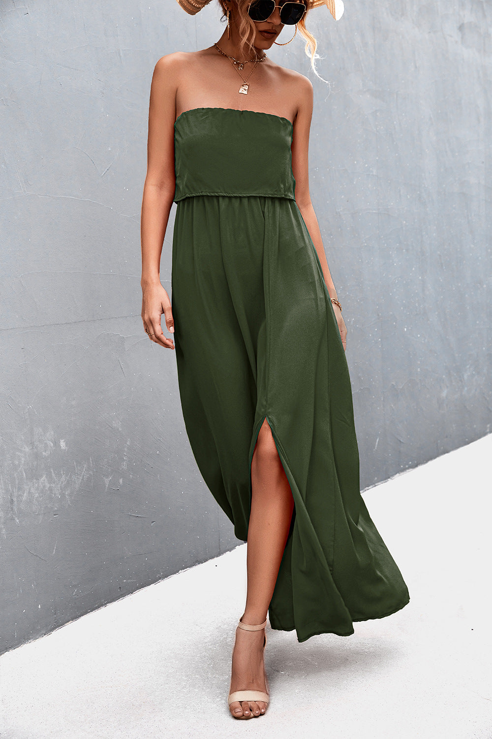 Sexy Strapless Summer Daily Dresses
