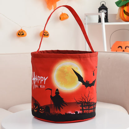 Halloween Pumpkin Candy Handle Bags/Basket