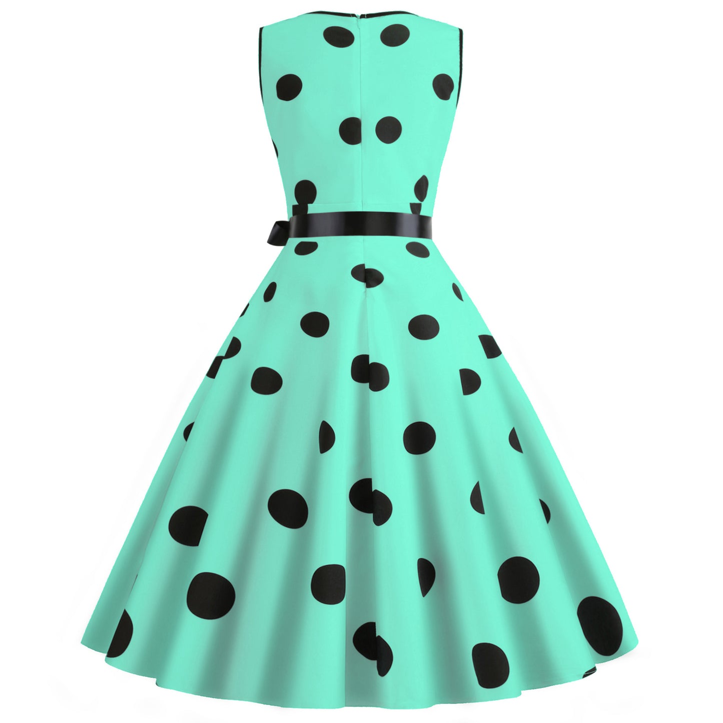 Summer Sleeveless Polka Dot Dresses