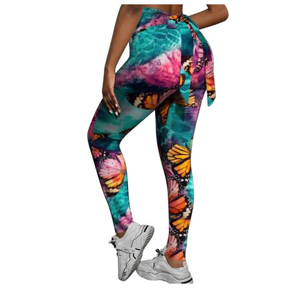 Sexy Butterfly Design Sports Leggings