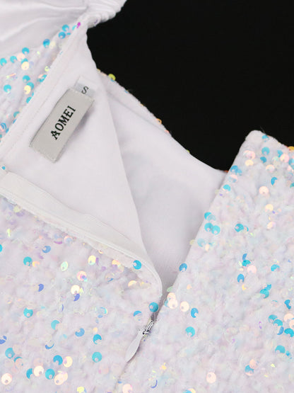 Sexy Plus Sizes Sequined Party Dresses
