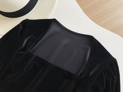 Elegant Square Neck Women Pullover Shirts