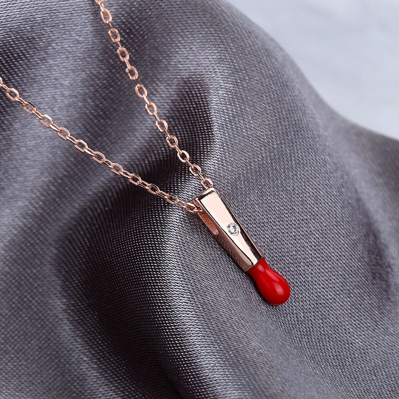 Silver Gold Plated Match Design Fashion Clavicle Necklace
