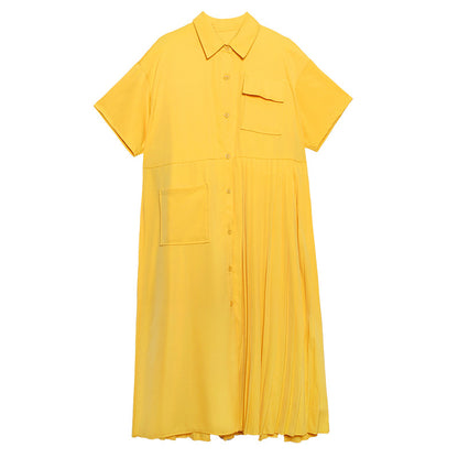 Designed Summer Short Sleeves Long Cozy Dresses