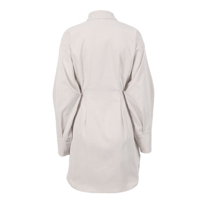 Vintage Long Sleeves Short Shirts Dresses