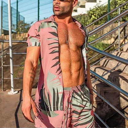 Men's Summer Short Sleeves Tops&Short Pants-STYLEGOING